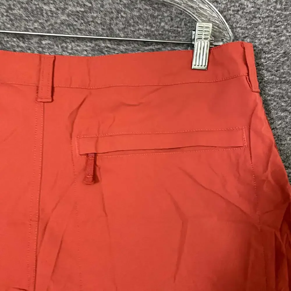 The North Face Men’s Size 36 Orange Nylon Zip Pocket Outdoors Hiking Trail Short